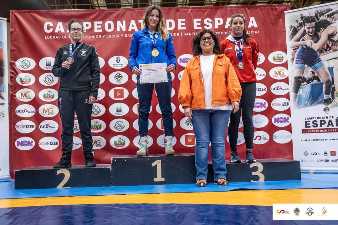 Miren Huarte, bronce en el campeonato de Espa&ntilde;a de lucha